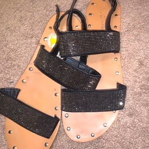 Rhinestone sandals